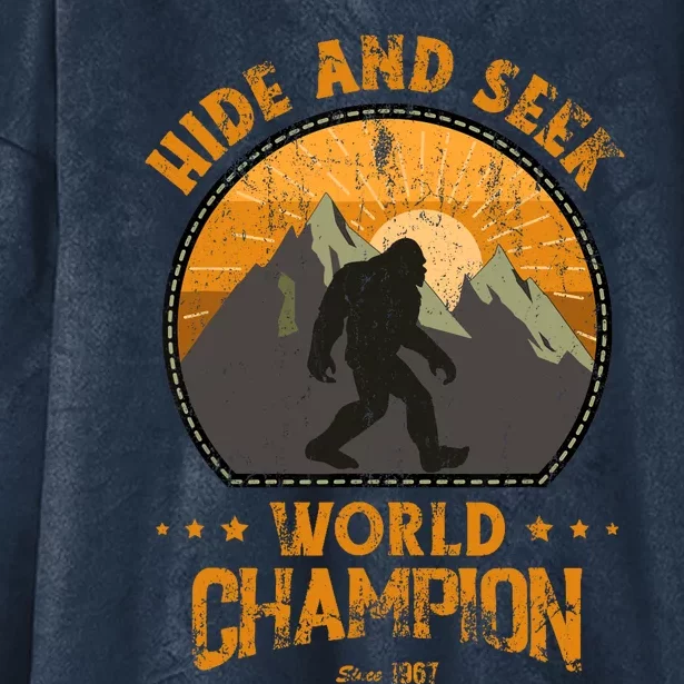 Bigfoot Hide And Seek Bigfoot Hide And Seek Champion Hooded Wearable Blanket