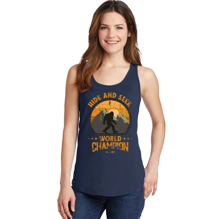 Bigfoot Hide And Seek Bigfoot Hide And Seek Champion Ladies Essential Tank