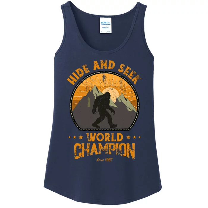 Bigfoot Hide And Seek Bigfoot Hide And Seek Champion Ladies Essential Tank