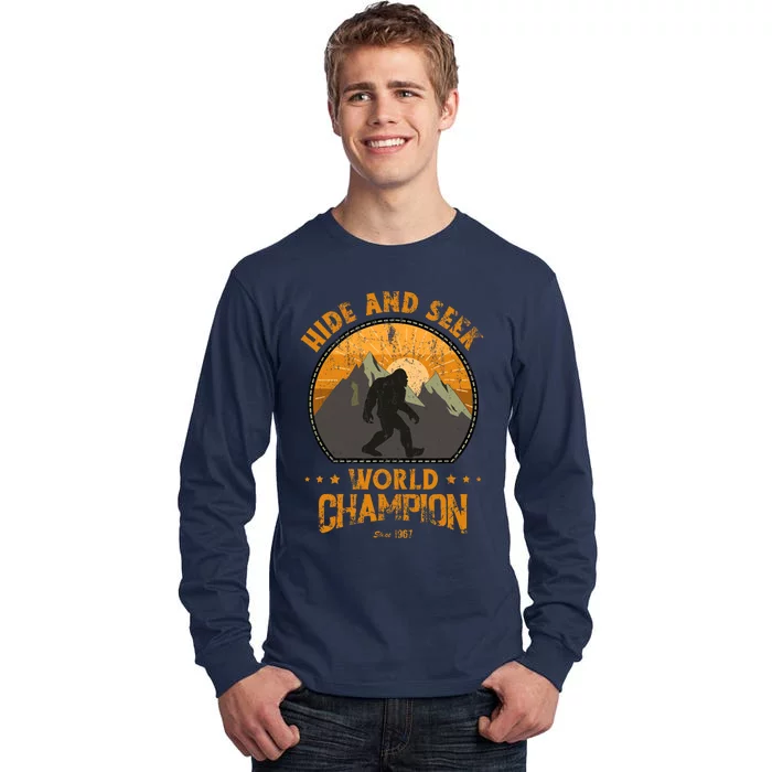 Bigfoot Hide And Seek Bigfoot Hide And Seek Champion Tall Long Sleeve T-Shirt