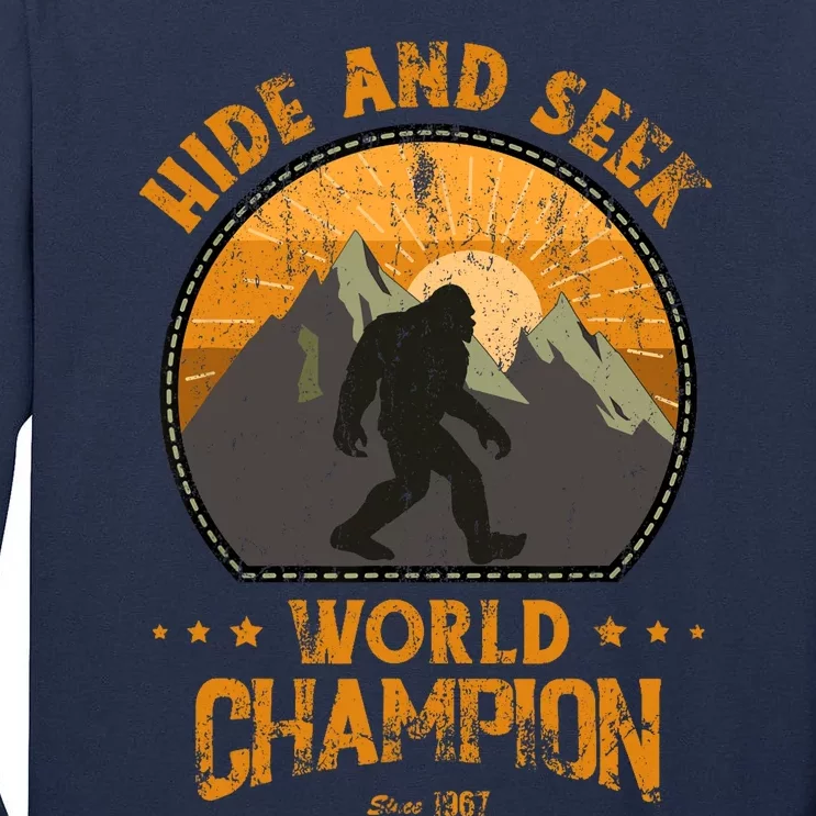 Bigfoot Hide And Seek Bigfoot Hide And Seek Champion Tall Long Sleeve T-Shirt