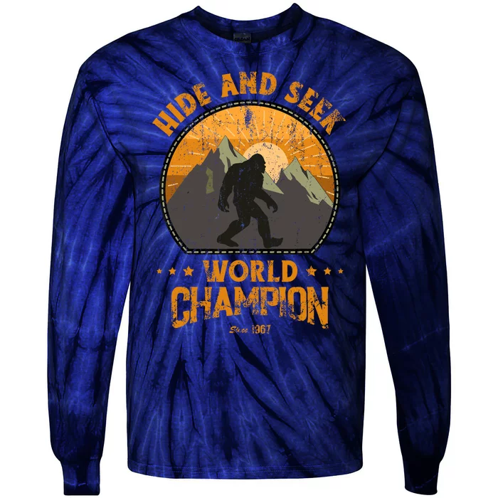 Bigfoot Hide And Seek Bigfoot Hide And Seek Champion Tie-Dye Long Sleeve Shirt