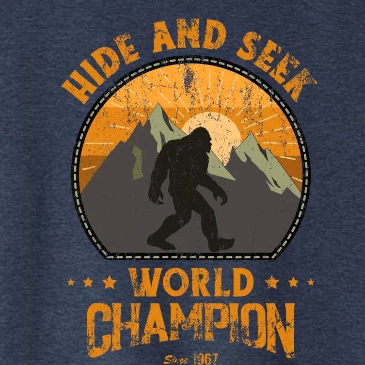 Bigfoot Hide And Seek Bigfoot Hide And Seek Champion Women's Crop Top Tee