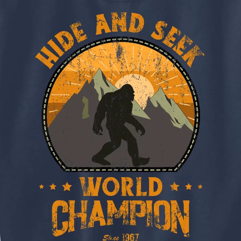 Bigfoot Hide And Seek Bigfoot Hide And Seek Champion Kids Sweatshirt