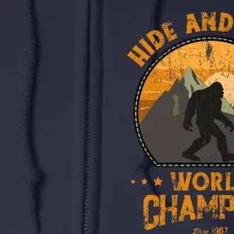 Bigfoot Hide And Seek Bigfoot Hide And Seek Champion Full Zip Hoodie