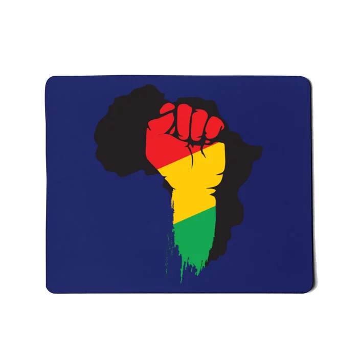 Black History African Maps Mousepad