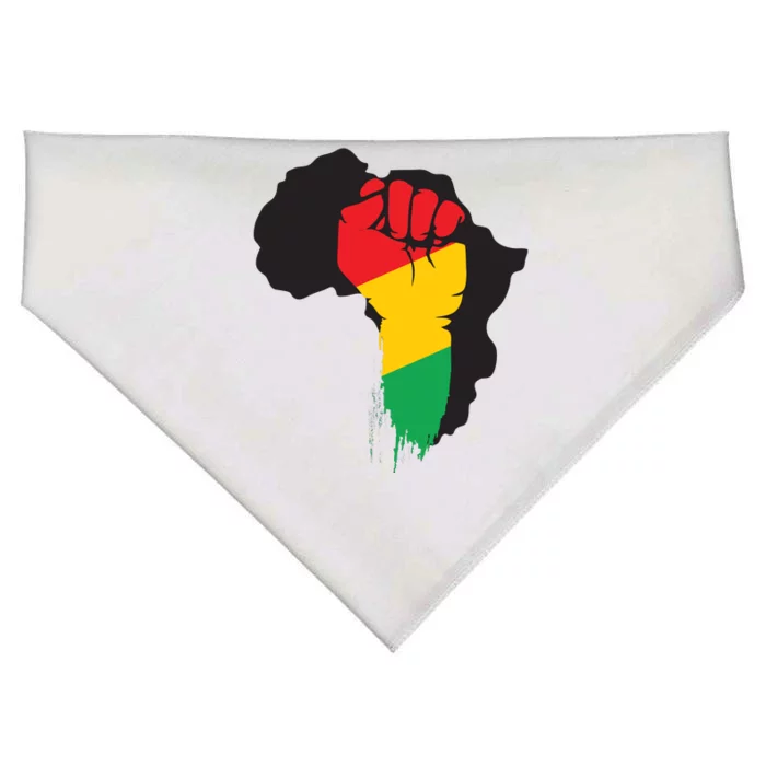 Black History African Maps USA-Made Doggie Bandana