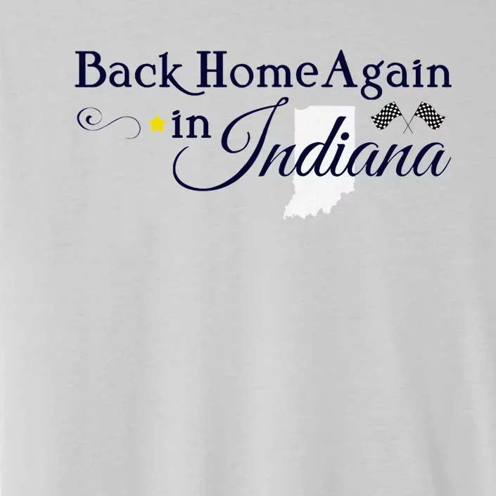 Back Home Again Indiana Checkered Flag ChromaSoft Performance T-Shirt