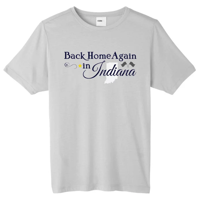 Back Home Again Indiana Checkered Flag ChromaSoft Performance T-Shirt