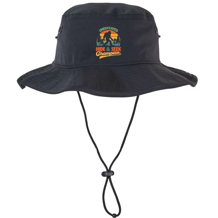 Bigfoot Hide and Seek Champ Sasquatch Hiding Champion Retro Legacy Cool Fit Booney Bucket Hat