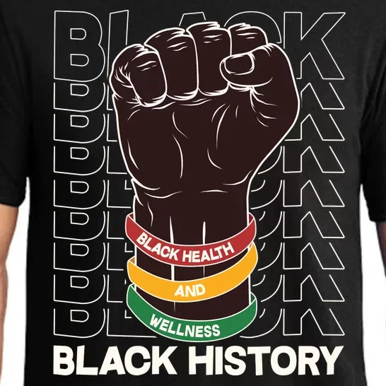 Black Health And Wellness Black History Pajama Set