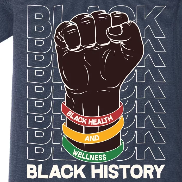 Black Health And Wellness Black History Baby Bodysuit