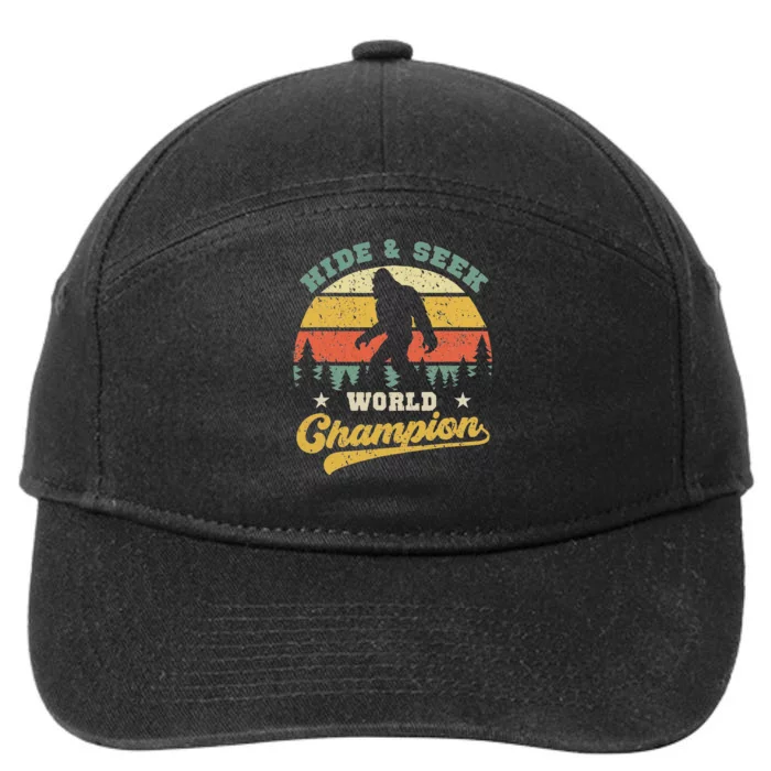 Bigfoot Hide And Seek World Champion Sasquatch 7-Panel Snapback Hat