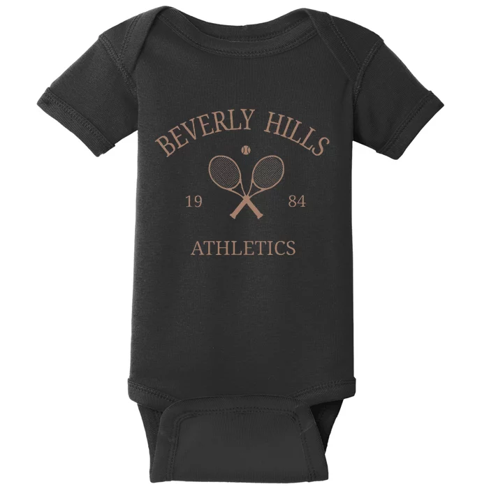 Beverly Hills Athletics California Tennis Club 90s Preppy Baby Bodysuit