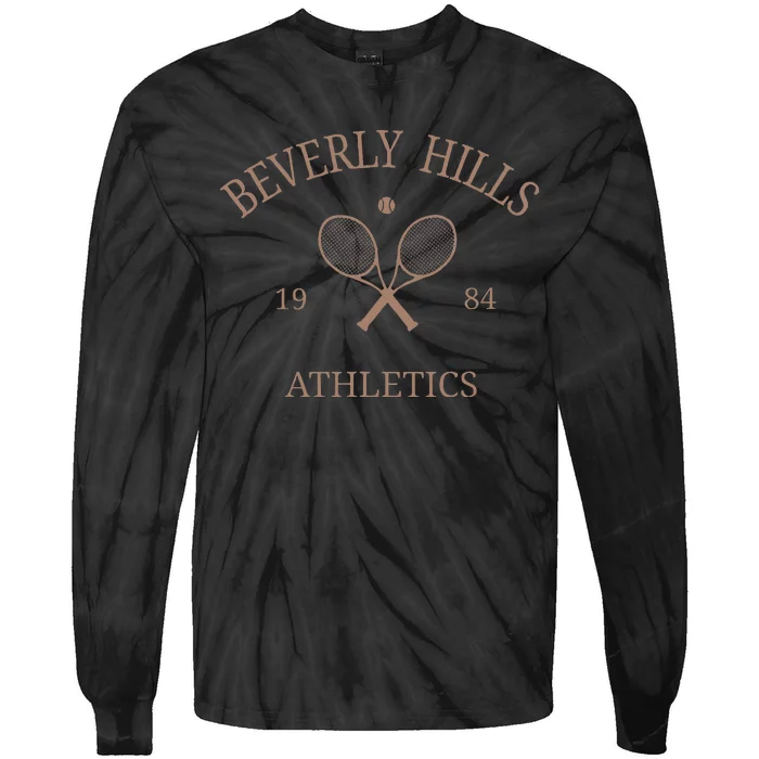 Beverly Hills Athletics California Tennis Club 90s Preppy Tie-Dye Long Sleeve Shirt