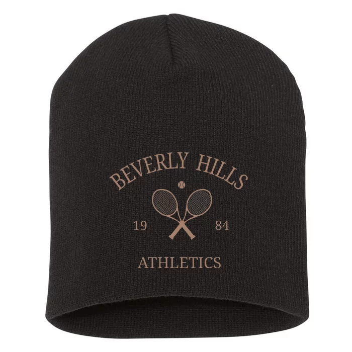 Beverly Hills Athletics California Tennis Club 90s Preppy Short Acrylic Beanie