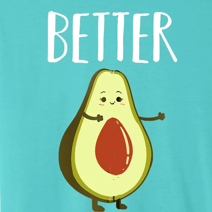 Better Half Avocado Matching Couple Valentine's Day Wedding ChromaSoft Performance T-Shirt