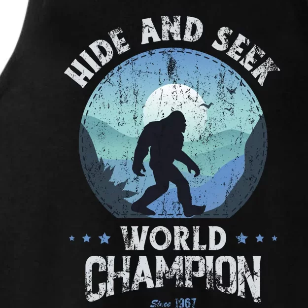 Bigfoot Hide And Seek Bigfoot Hide And Seek Champion Ladies Tri-Blend Wicking Tank