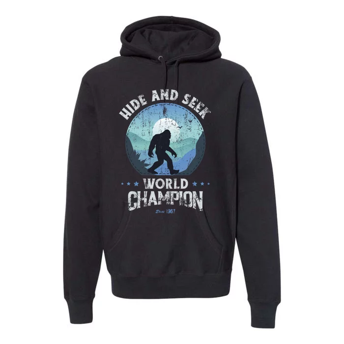 Bigfoot Hide And Seek Bigfoot Hide And Seek Champion Premium Hoodie