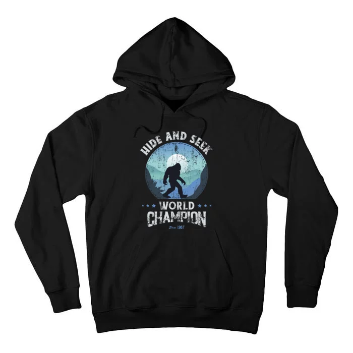 Bigfoot Hide And Seek Bigfoot Hide And Seek Champion Tall Hoodie