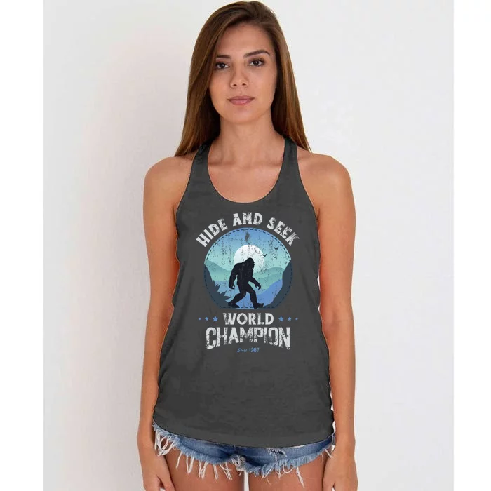 Bigfoot Hide And Seek Bigfoot Hide And Seek Champion Women's Knotted Racerback Tank