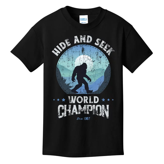 Bigfoot Hide And Seek Bigfoot Hide And Seek Champion Kids T-Shirt