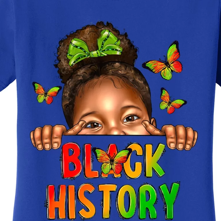 Black History Afro Black Freedom 1865 African American Gift Women's T-Shirt