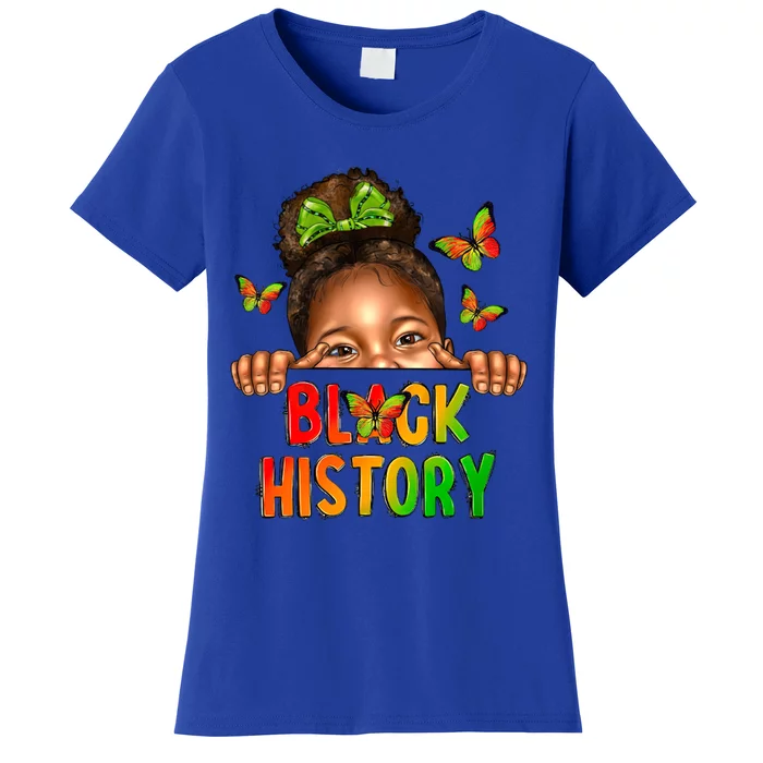 Black History Afro Black Freedom 1865 African American Gift Women's T-Shirt