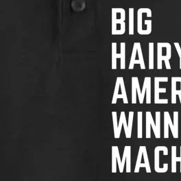 Big Hairy American Winning Machine Dry Zone Grid Performance Polo