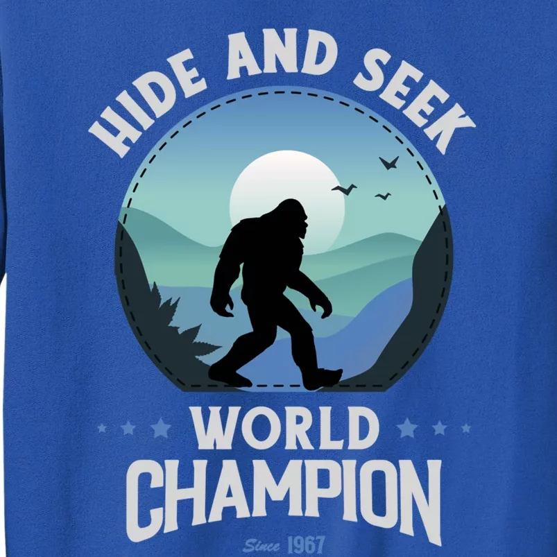 Bigfoogift Hide And Seek Bigfoot Hide And Seek Champion Cool Gift Sweatshirt