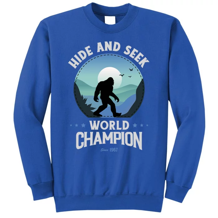 Bigfoogift Hide And Seek Bigfoot Hide And Seek Champion Cool Gift Sweatshirt