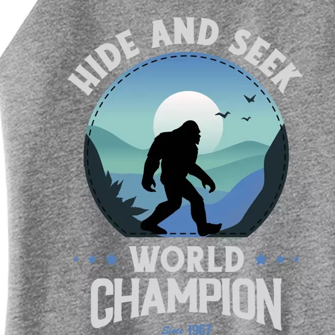 Bigfoogift Hide And Seek Bigfoot Hide And Seek Champion Cool Gift Women’s Perfect Tri Rocker Tank