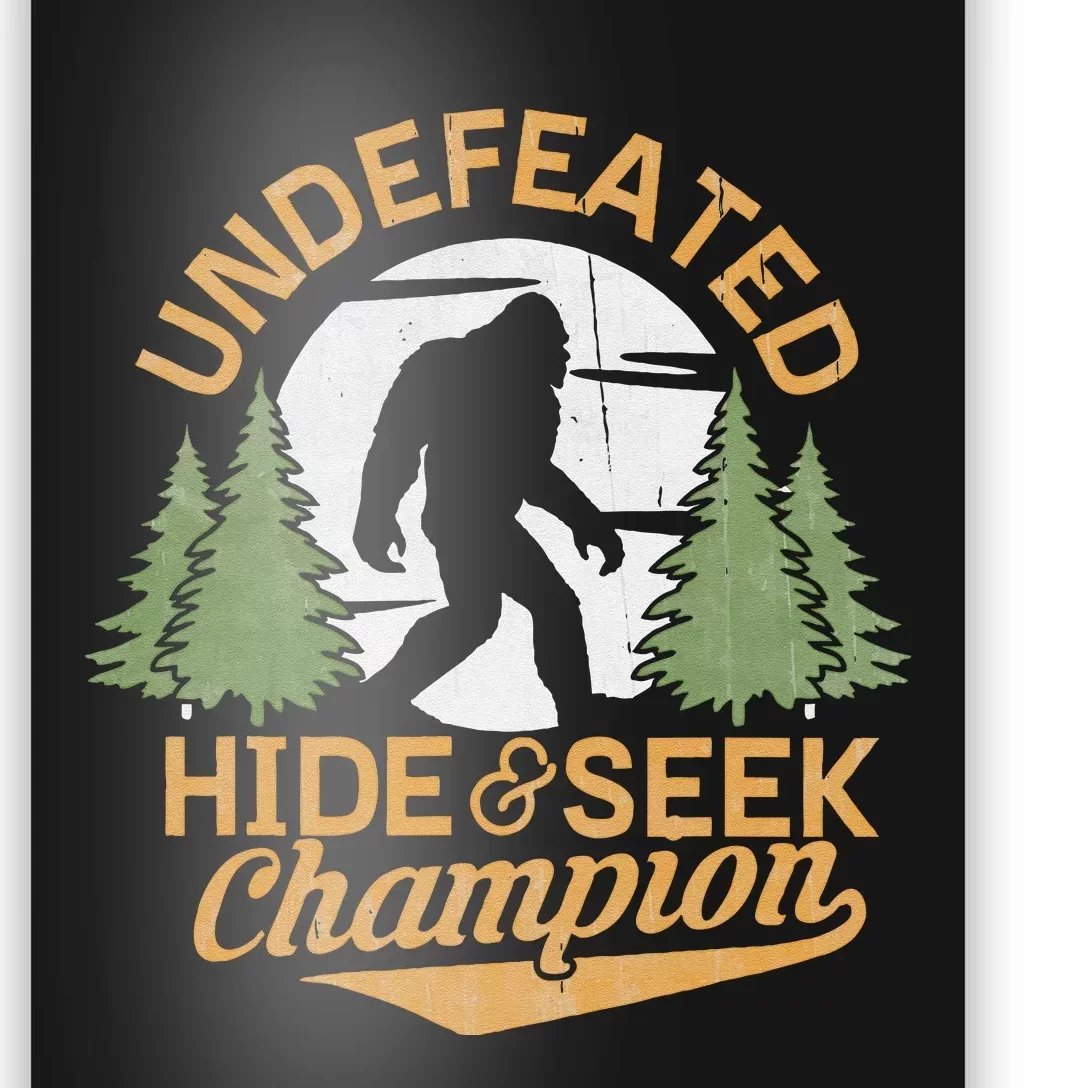 Bigfoot Hide And Seek Champion Sasquatch Stuff Poster