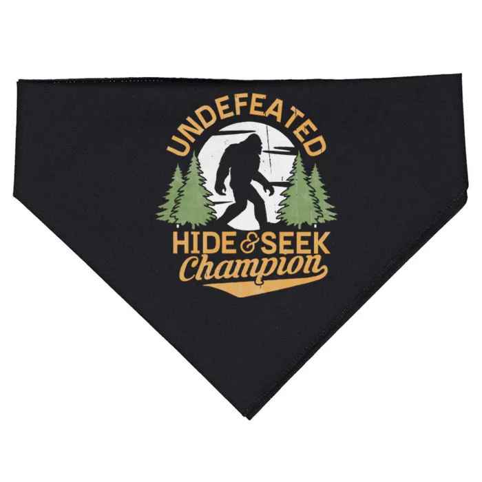 Bigfoot Hide And Seek Champion Sasquatch Stuff USA-Made Doggie Bandana