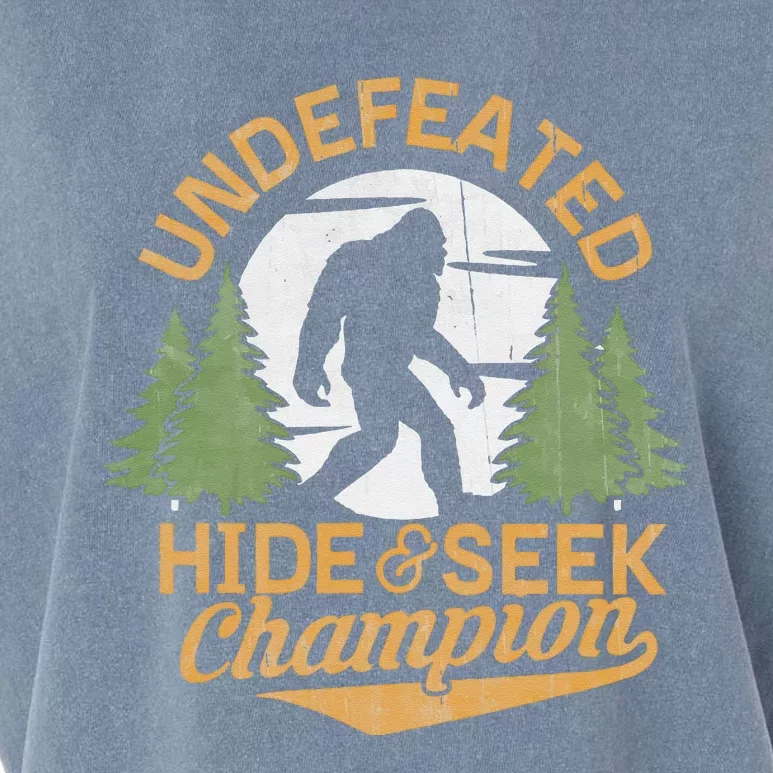 Bigfoot Hide And Seek Champion Sasquatch Stuff Garment-Dyed Women's Muscle Tee