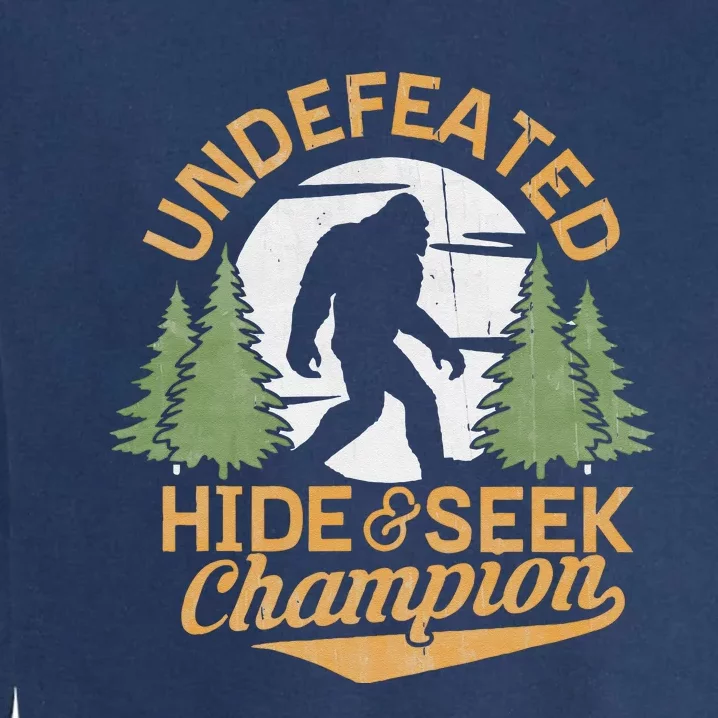 Bigfoot Hide And Seek Champion Sasquatch Stuff Garment-Dyed Sweatshirt