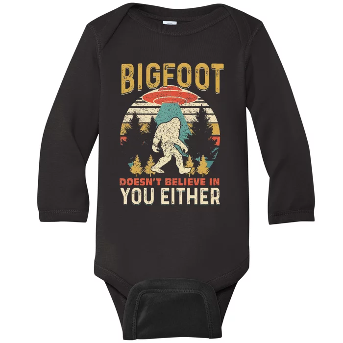 Bigfoot Hide And Seek World Champion Sasquatch Men Baby Long Sleeve Bodysuit