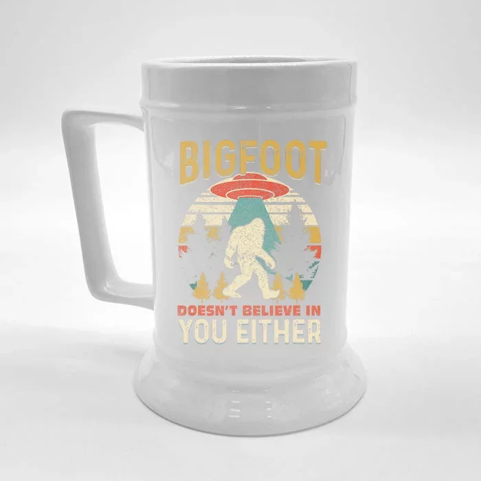 Bigfoot Hide And Seek World Champion Sasquatch Men Front & Back Beer Stein