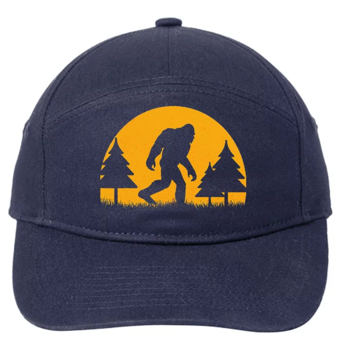 BigFoot Hide And Seek Champion Funny Halloween 7-Panel Snapback Hat