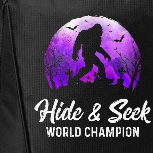 Bigfoot Hide And Seek Champion Halloween Enthusiast City Backpack