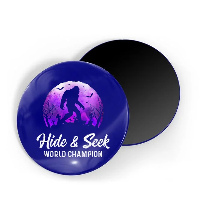 Bigfoot Hide And Seek Champion Halloween Enthusiast Magnet