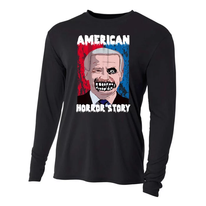 Biden Horror American Zombie Story Halloween Cooling Performance Long Sleeve Crew