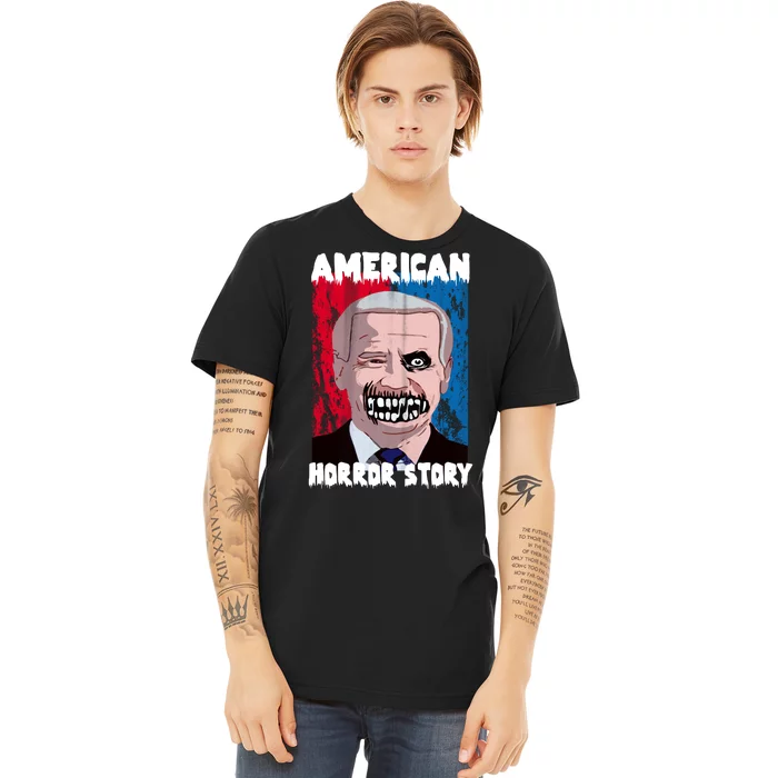 Biden Horror American Zombie Story Halloween Premium T-Shirt