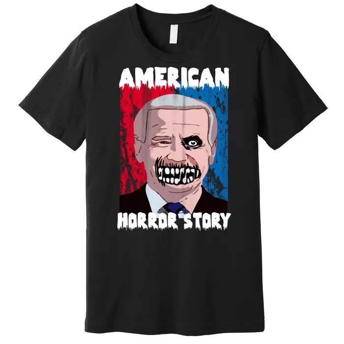 Biden Horror American Zombie Story Halloween Premium T-Shirt