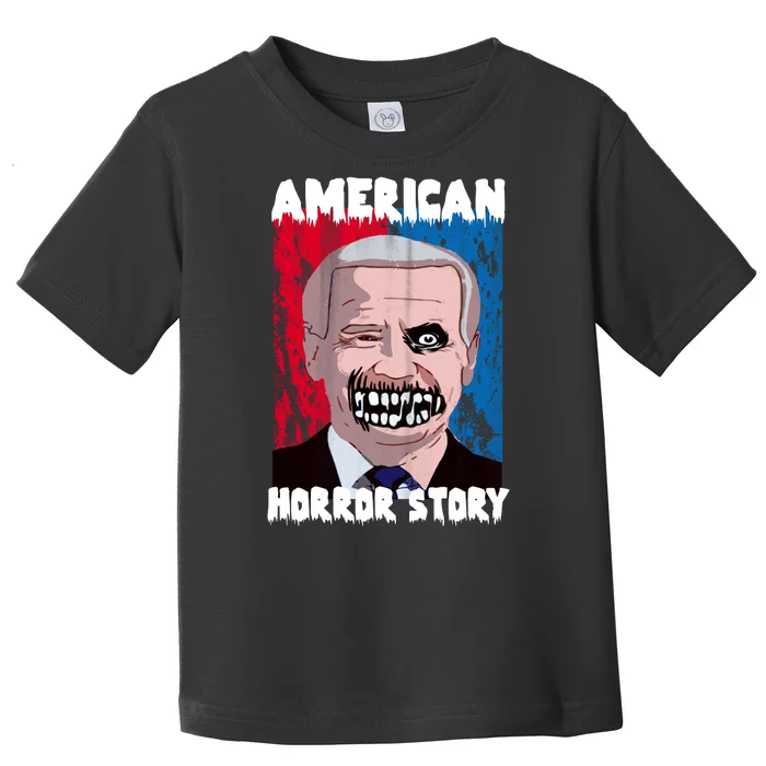 Biden Horror American Zombie Story Halloween Toddler T-Shirt