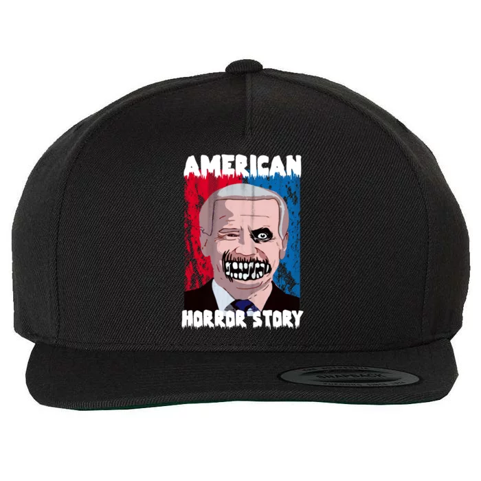 Biden Horror American Zombie Story Halloween Wool Snapback Cap