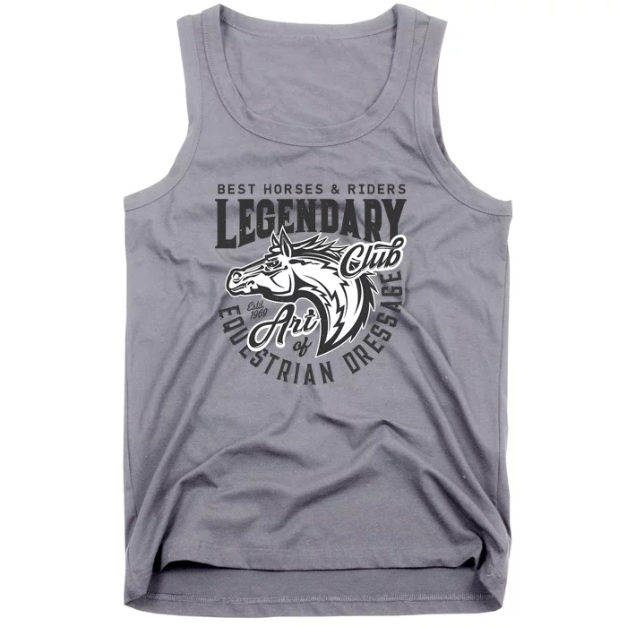 Best Horses And Rider Equestrian Dressage Tank Top