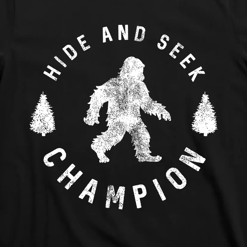 Bigfoot Hide And Seek Champion T-Shirt