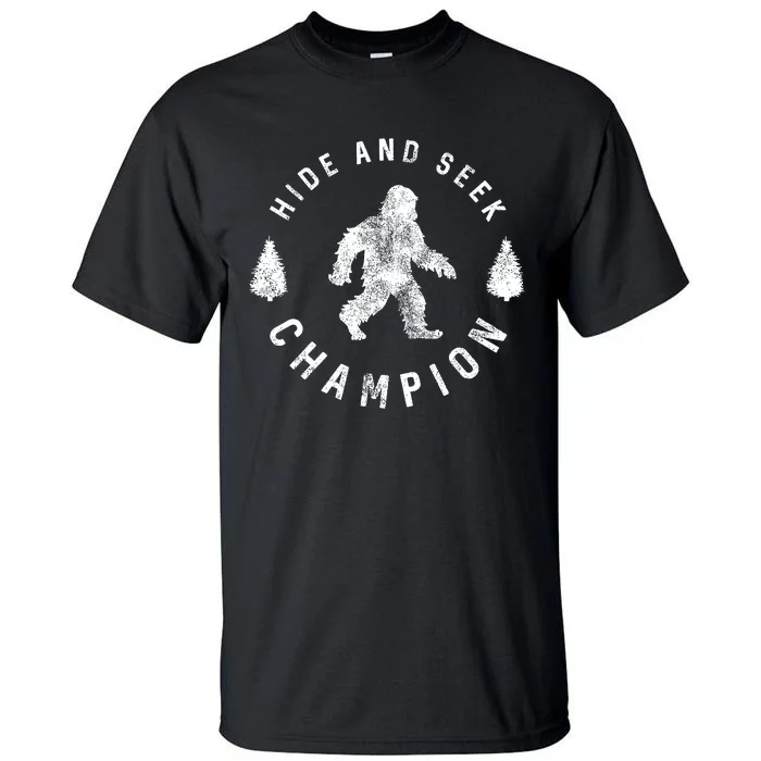 Bigfoot Hide And Seek Champion Tall T-Shirt