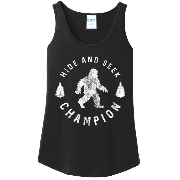 Bigfoot Hide And Seek Champion Ladies Essential Tank